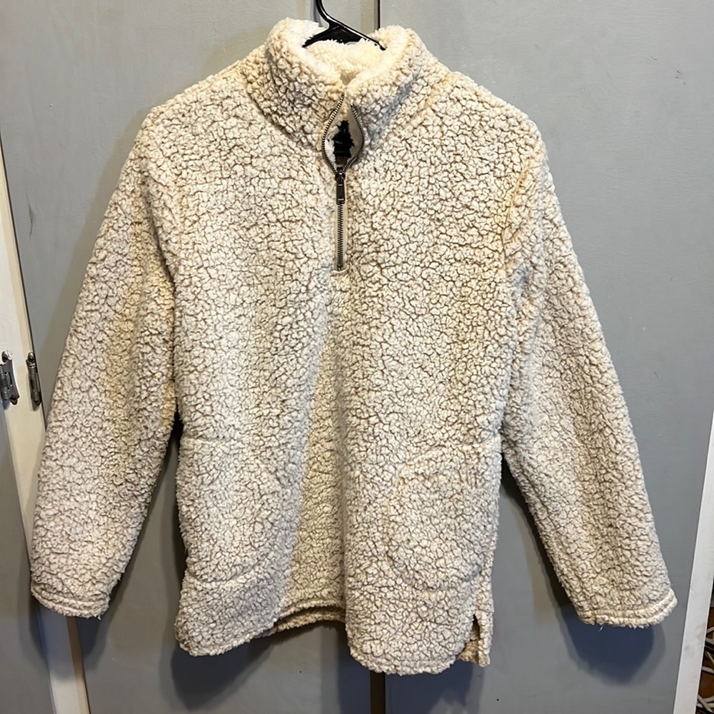 Sherpa quarter zip jacket